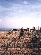 Am Strand bei San Antonio